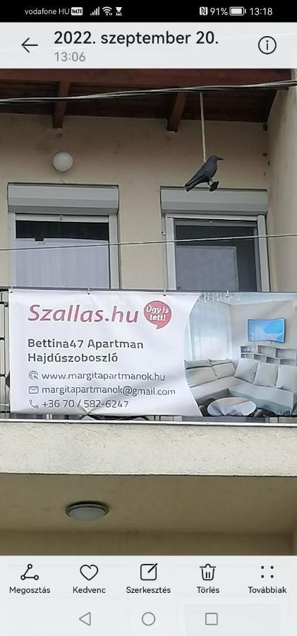 Bettina47 Apartman Hajdúszoboszló Extérieur photo
